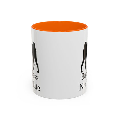 Barkless Not Mute 2-Tone Coffee Mug