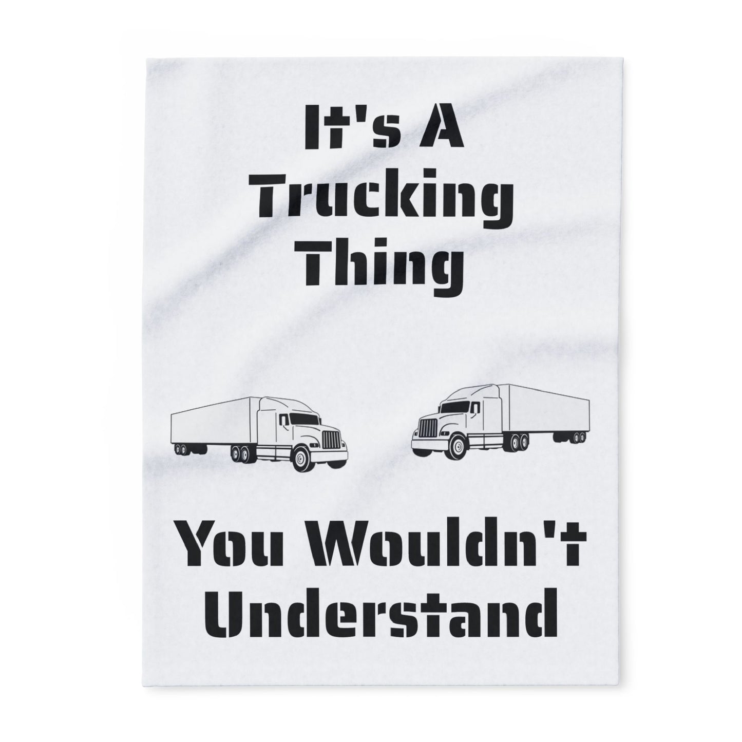 Trucking Thing Arctic Fleece Blanket