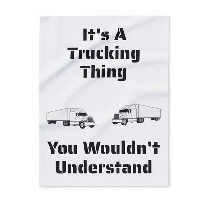 Trucking Thing Arctic Fleece Blanket