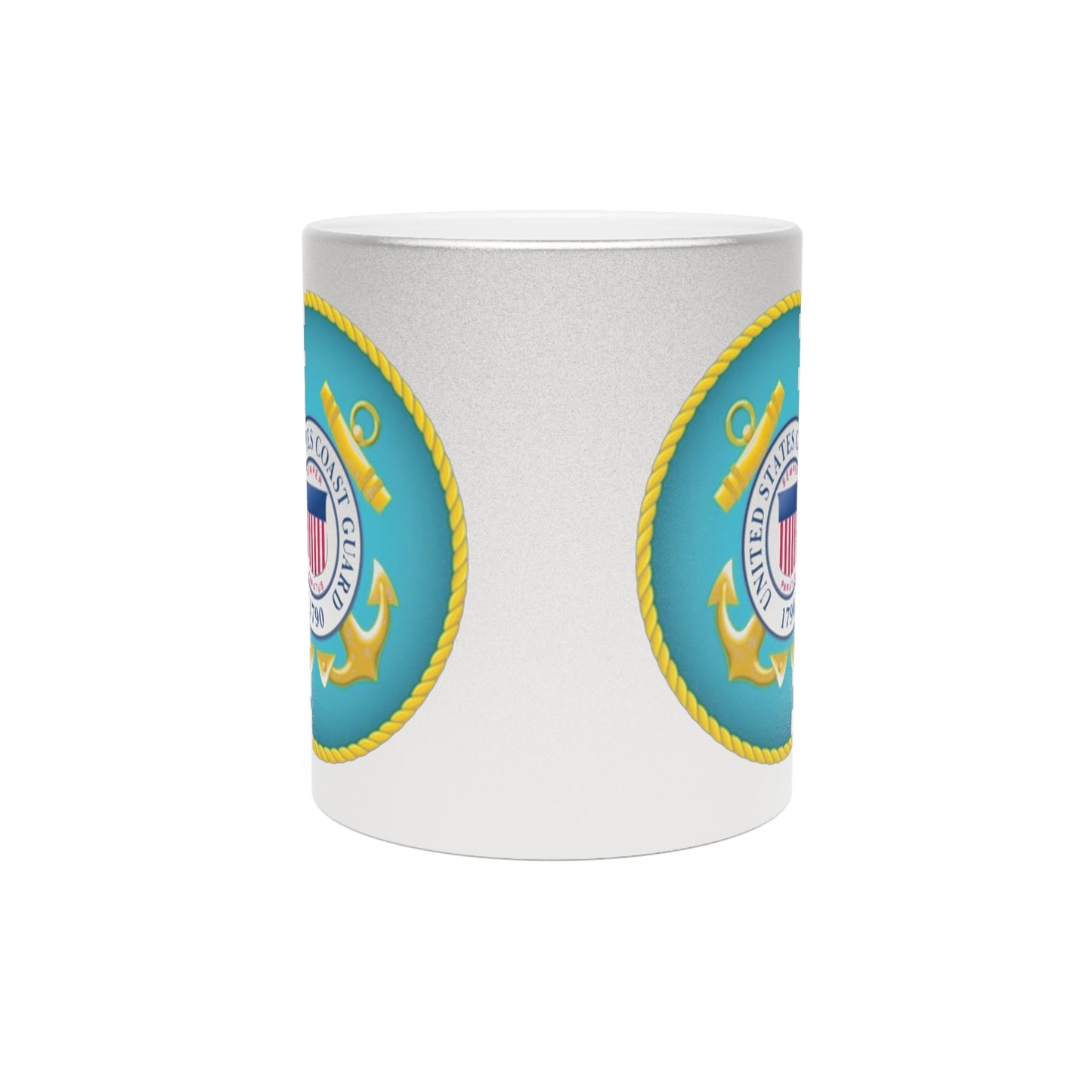 US Coast Guard Metallic Coffee Mug