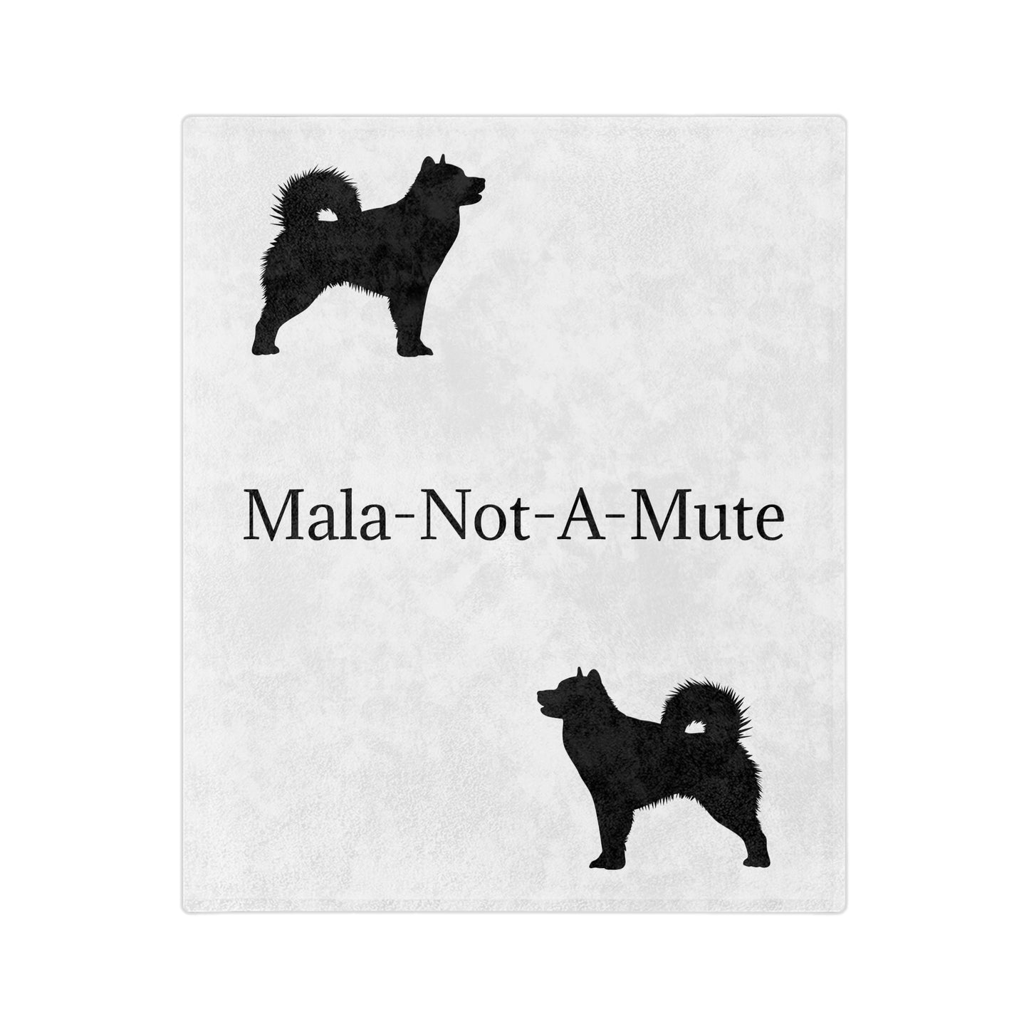 Mala-Not-A-Mute Velveteen Microfiber Blanket