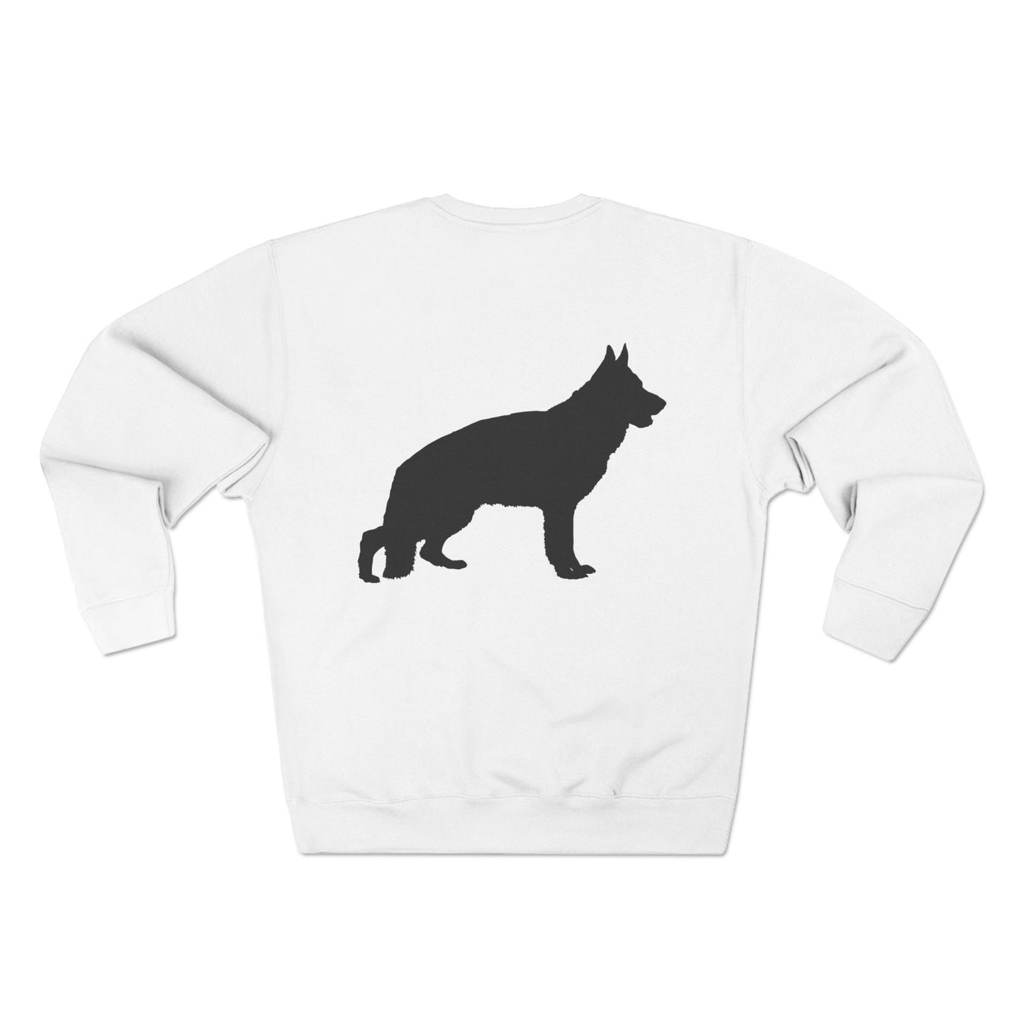 German Shepherd Silhouette Unisex Crewneck Sweatshirt