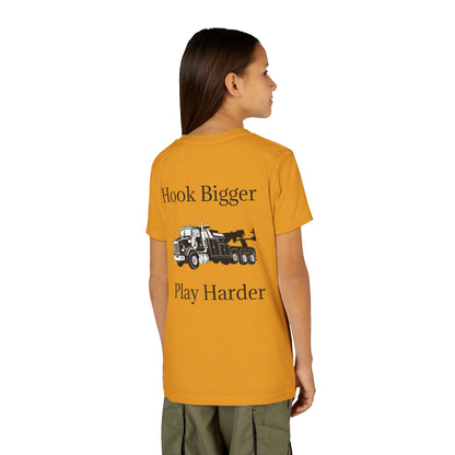 Hook Bigger Youth Unisex Short Sleeve Crewneck Tee