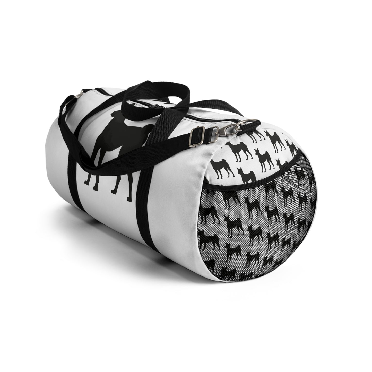 Basenji Silhouette Duffel Bag
