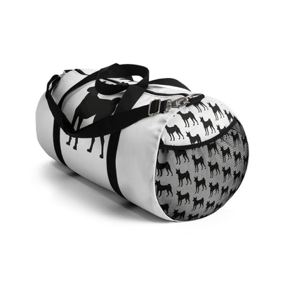 Basenji Silhouette Duffel Bag