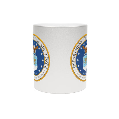 US Air Force Metallic Coffee Mug