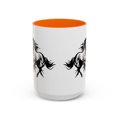 Horsin' Around 2-Tone Coffee Mug