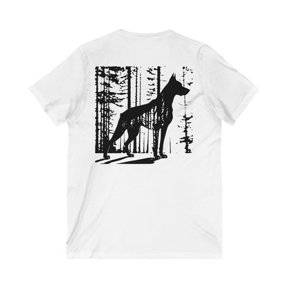 Guardian Of The Forest Unisex Short Sleeve V-Neck Tee