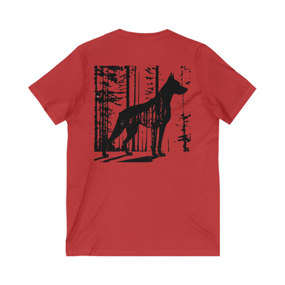 Guardian Of The Forest Unisex Short Sleeve V-Neck Tee