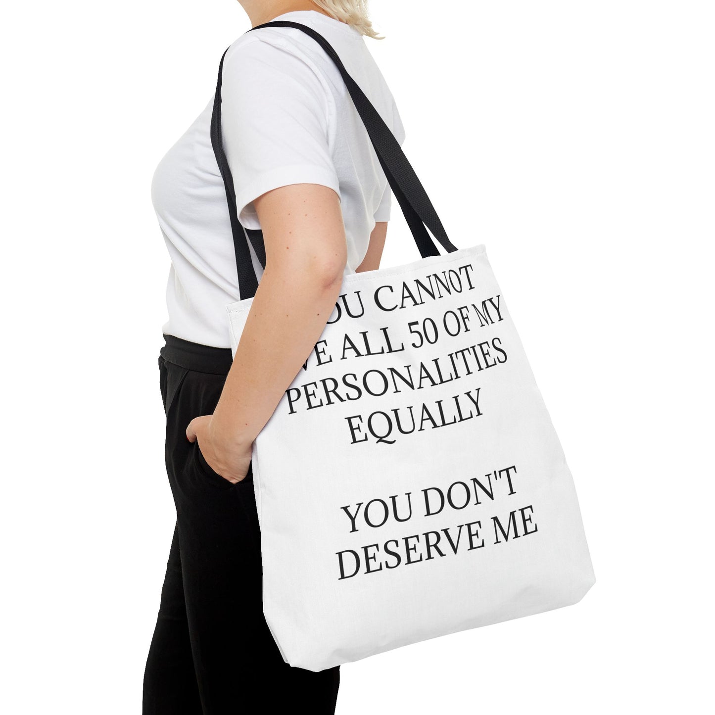 50 Personalities Tote Bag