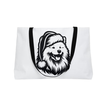 Santa Paws Samoyed Weekender Tote Bag