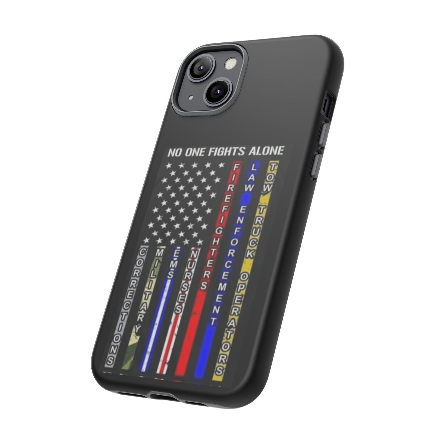No One Fights Alone iPhone Case