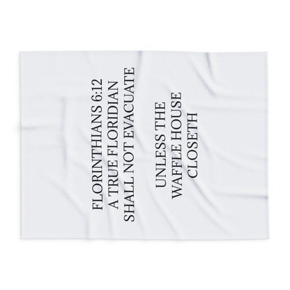 Florinthians 6:12 Arctic Fleece Blanket
