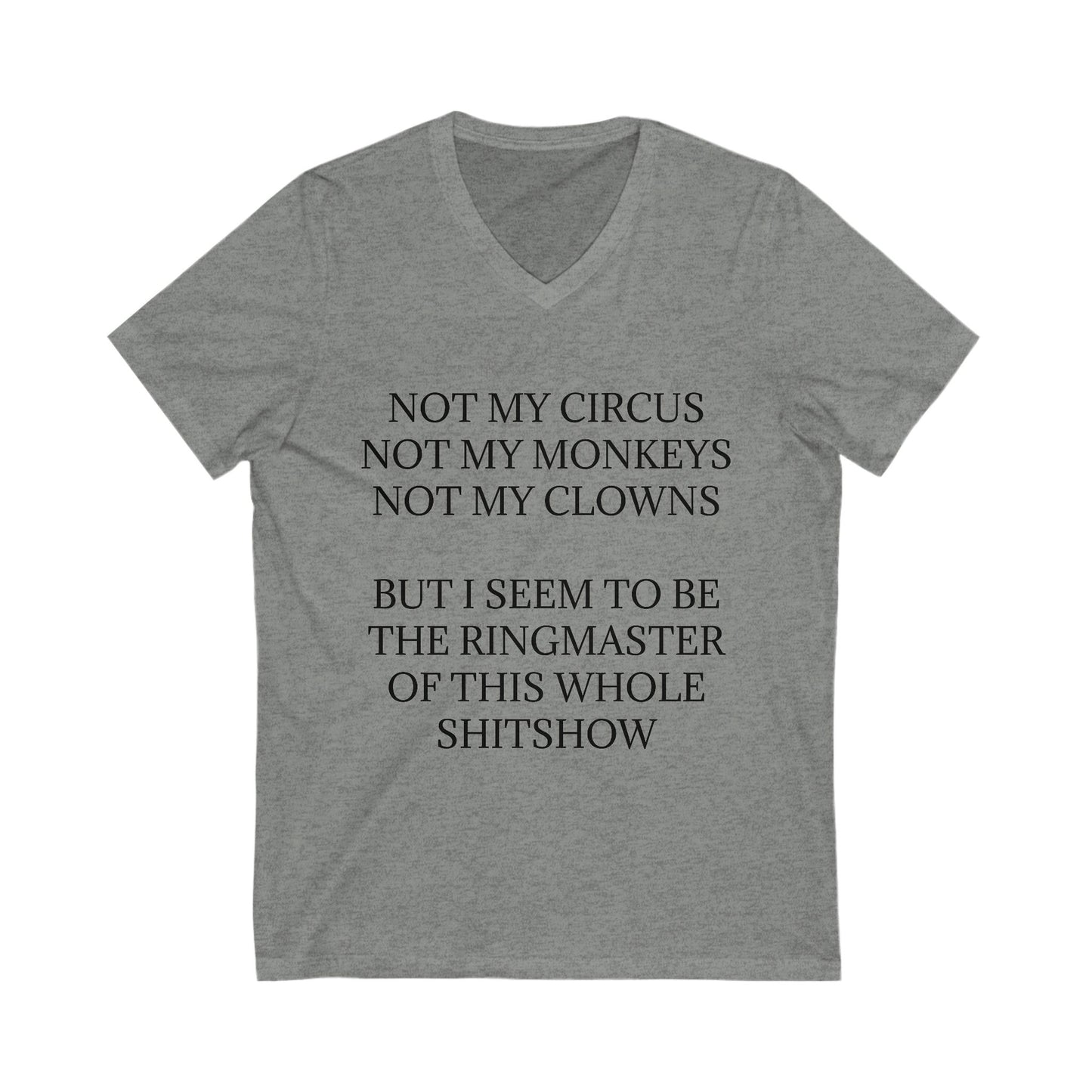 Ringmaster Unisex Short Sleeve V-Neck Tee