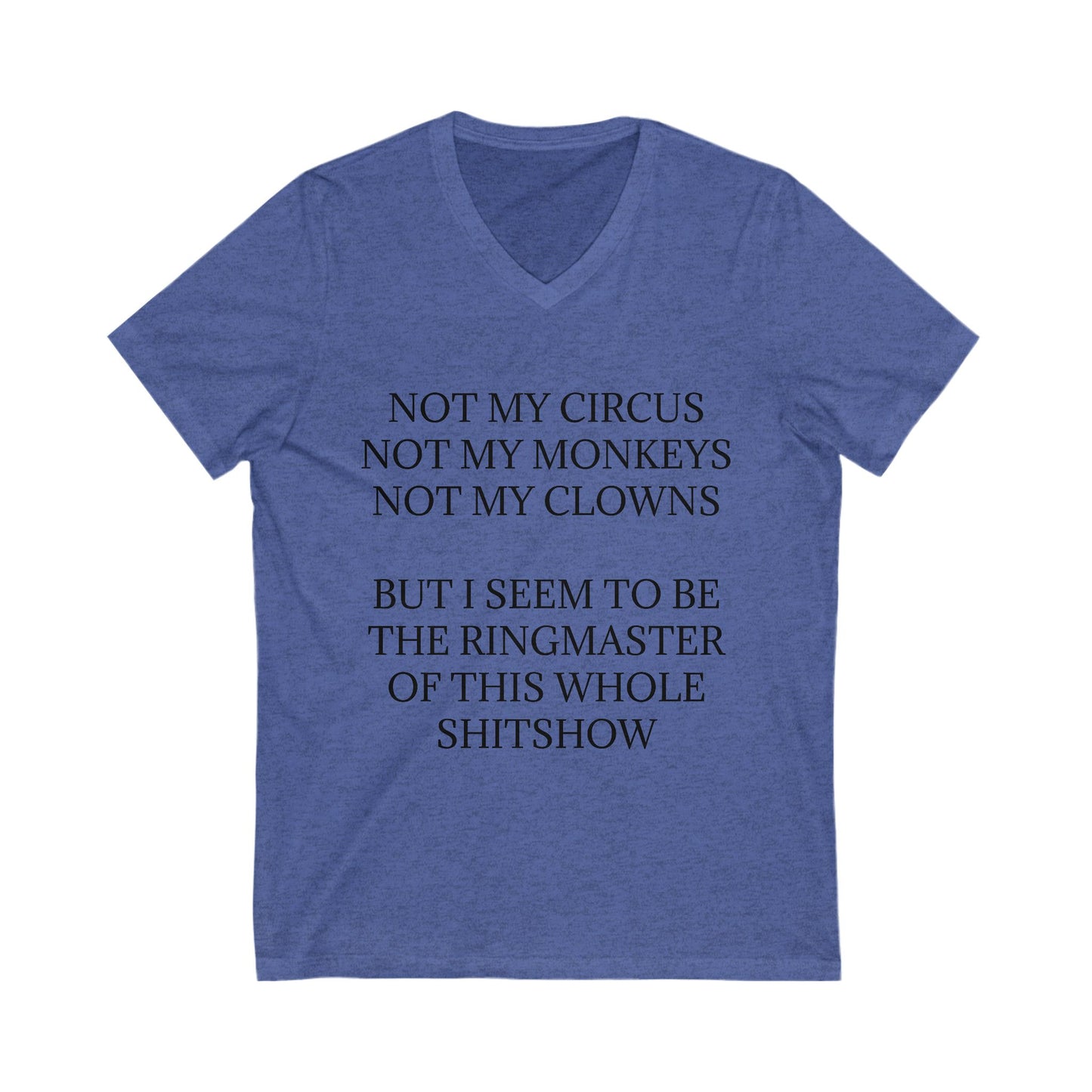 Ringmaster Unisex Short Sleeve V-Neck Tee