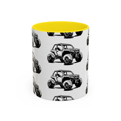 Off The Beaten Path Side By Side 2-Tone Coffee Mug