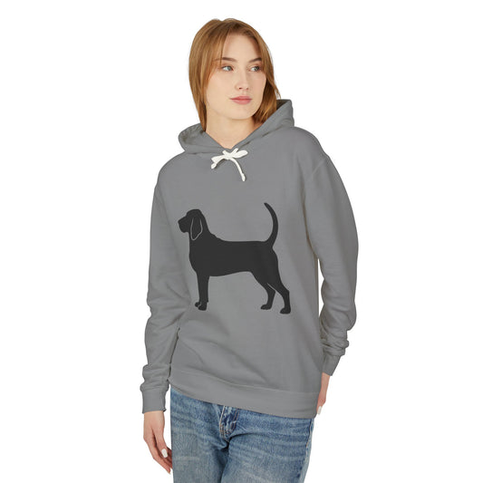 Bloodhound Silhouette Unisex Lightweight Hoodie