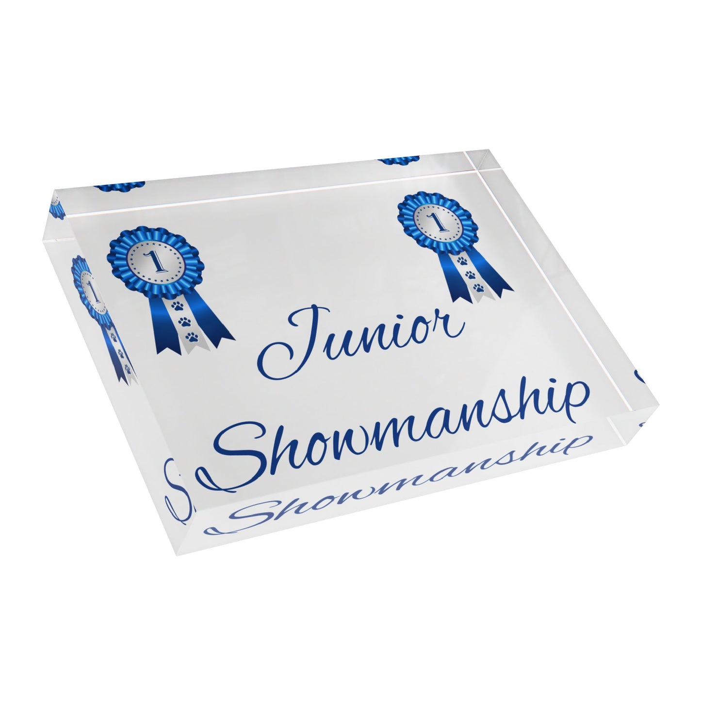 Junior Showmanship Acrylic Photo Block