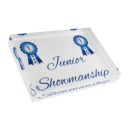 Junior Showmanship Acrylic Photo Block