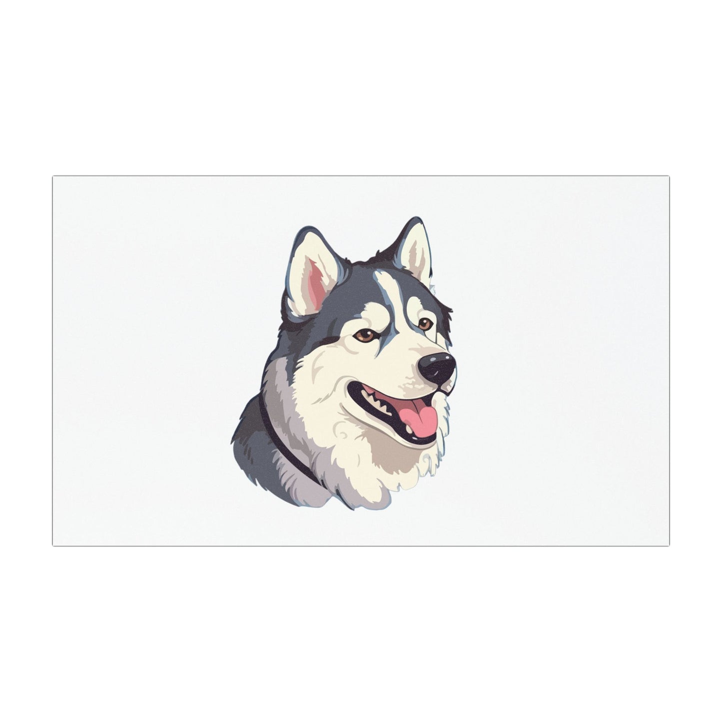 Malamute Head Indoor/Outdoor Magnet