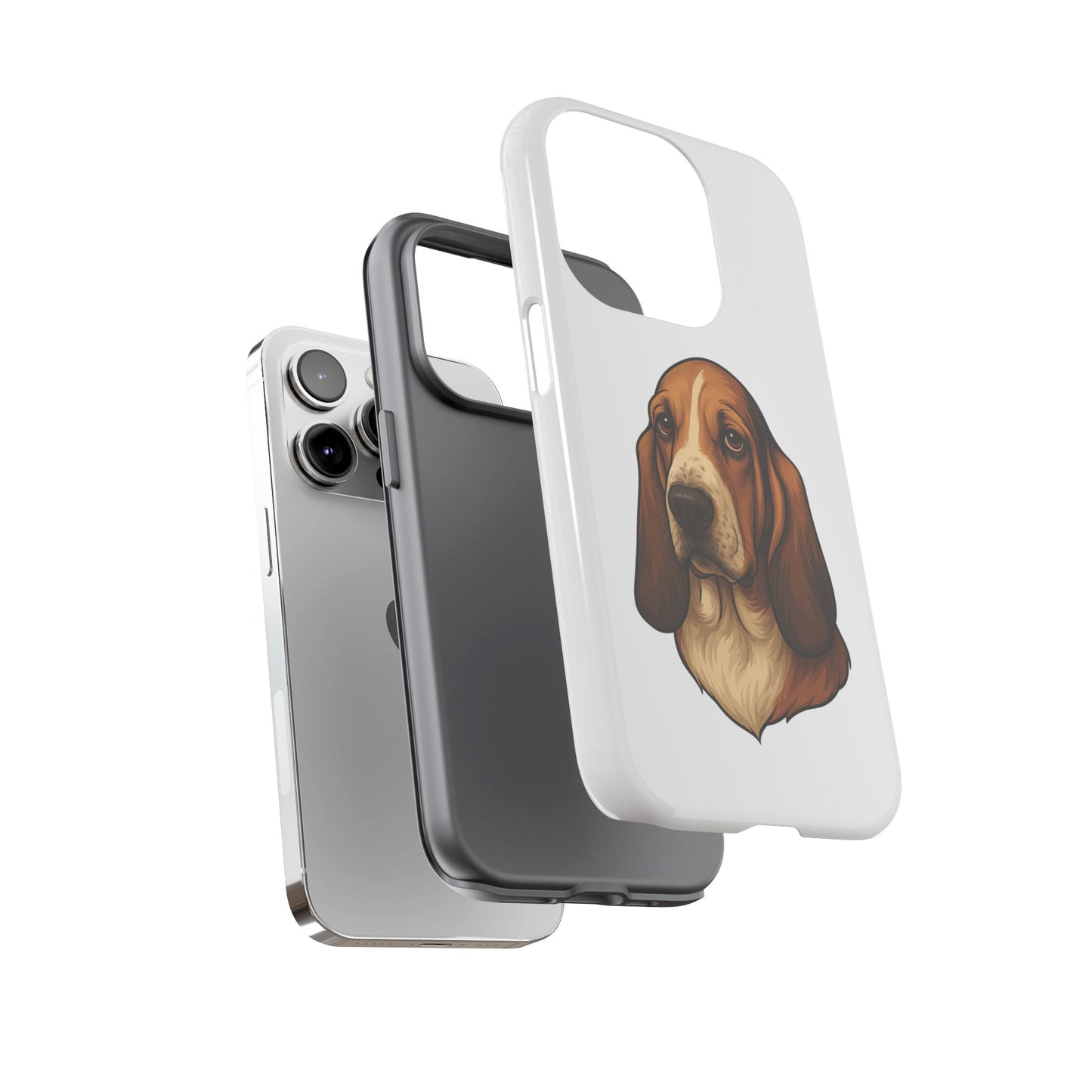 Basset Hound Head iPhone Case