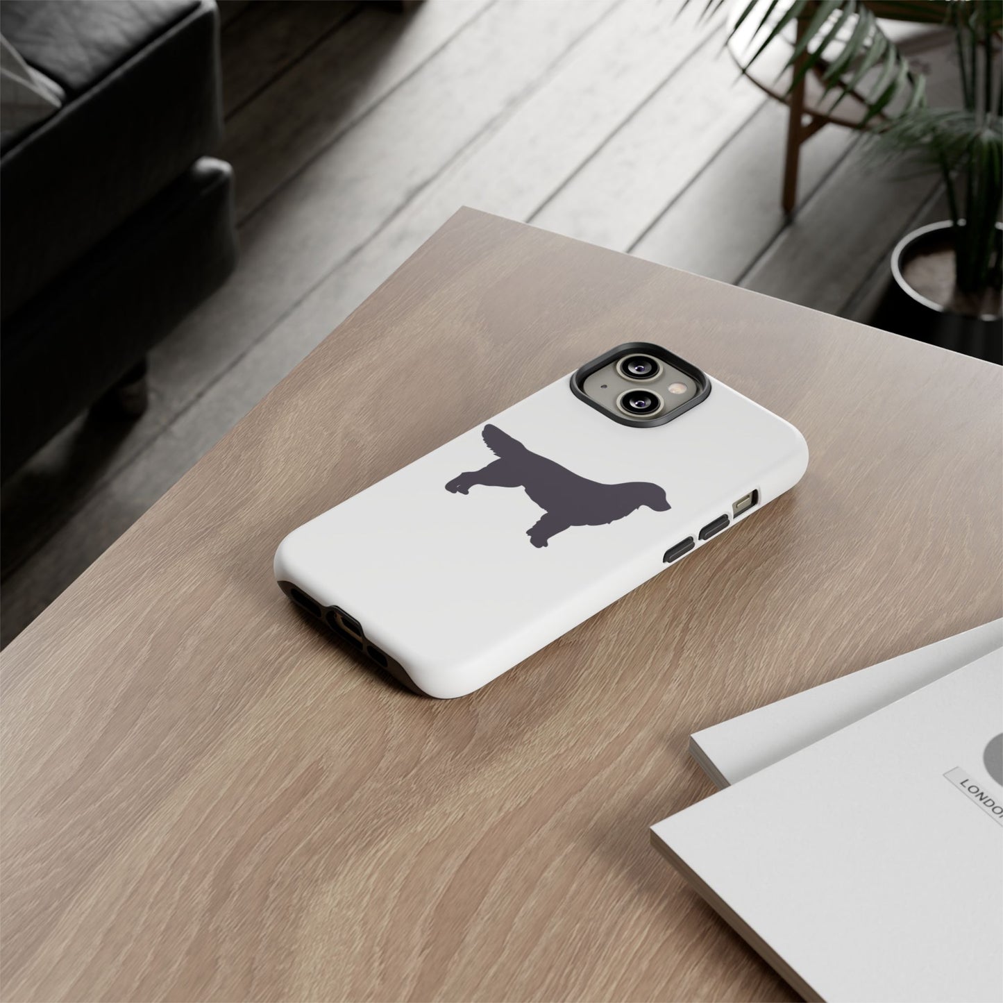 Golden Silhouette iPhone Case