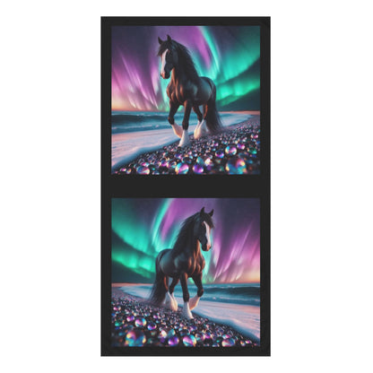 Midnight Magic Mink-Cotton  Beach Towel