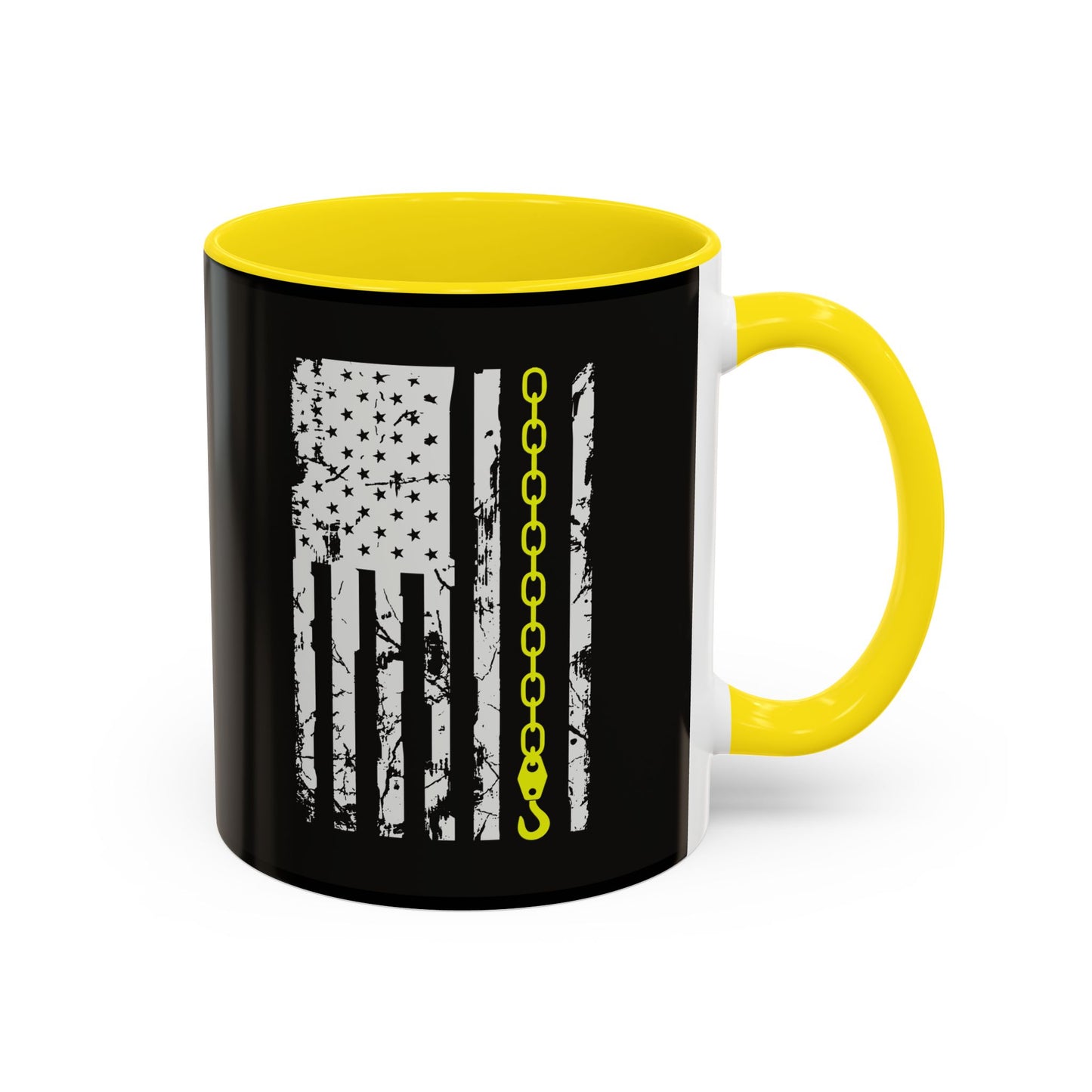 Thin Yellow Line 2-Tone Coffee Mug