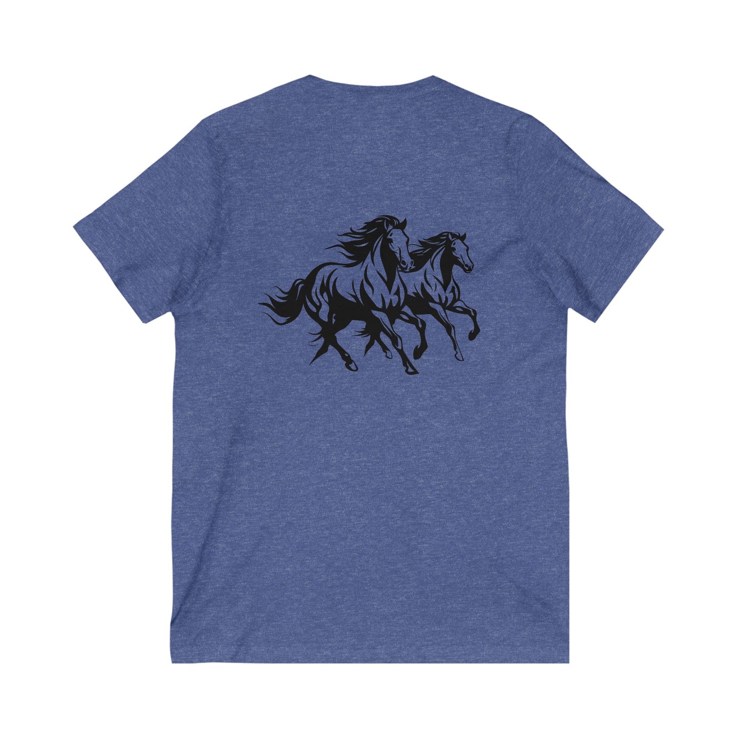 Horsin' Around Unisex Short Sleeve V-Neck Tee
