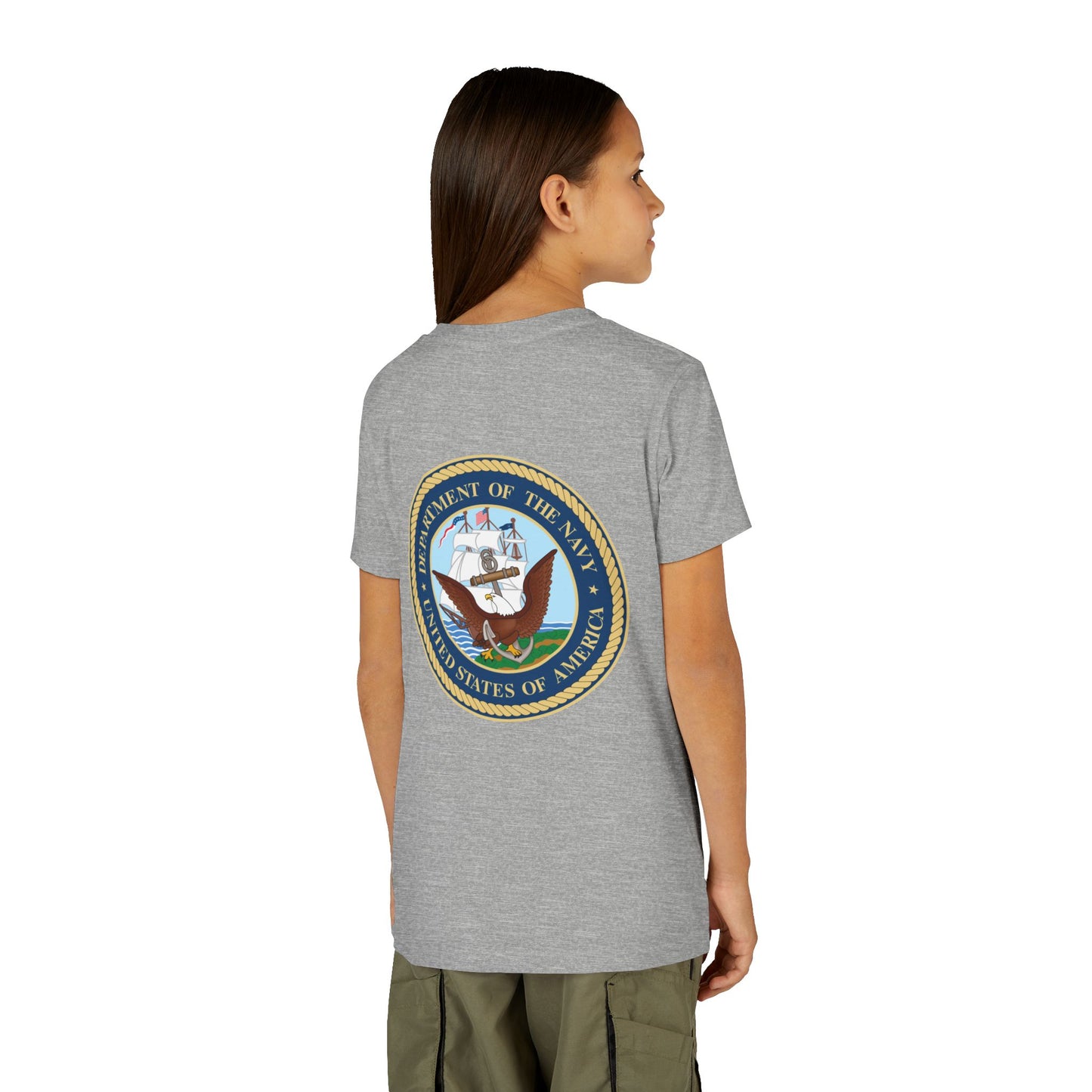 US Navy Youth Unisex Short Sleeve Crewneck Tee