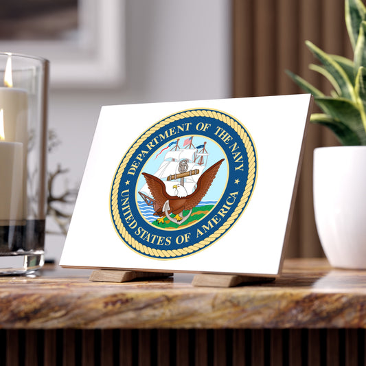 US Navy Ceramic Photo Tile