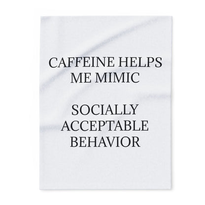 Socially Acceptable Arctic Fleece Blanket