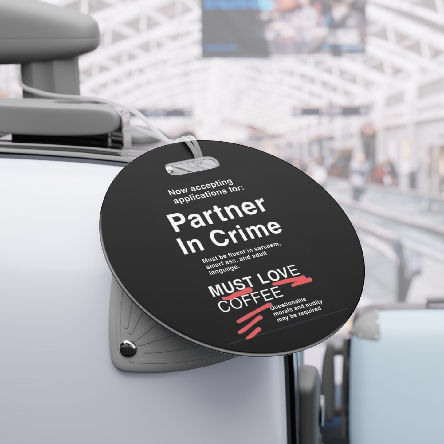 Partner In Crime Luggage Tag
