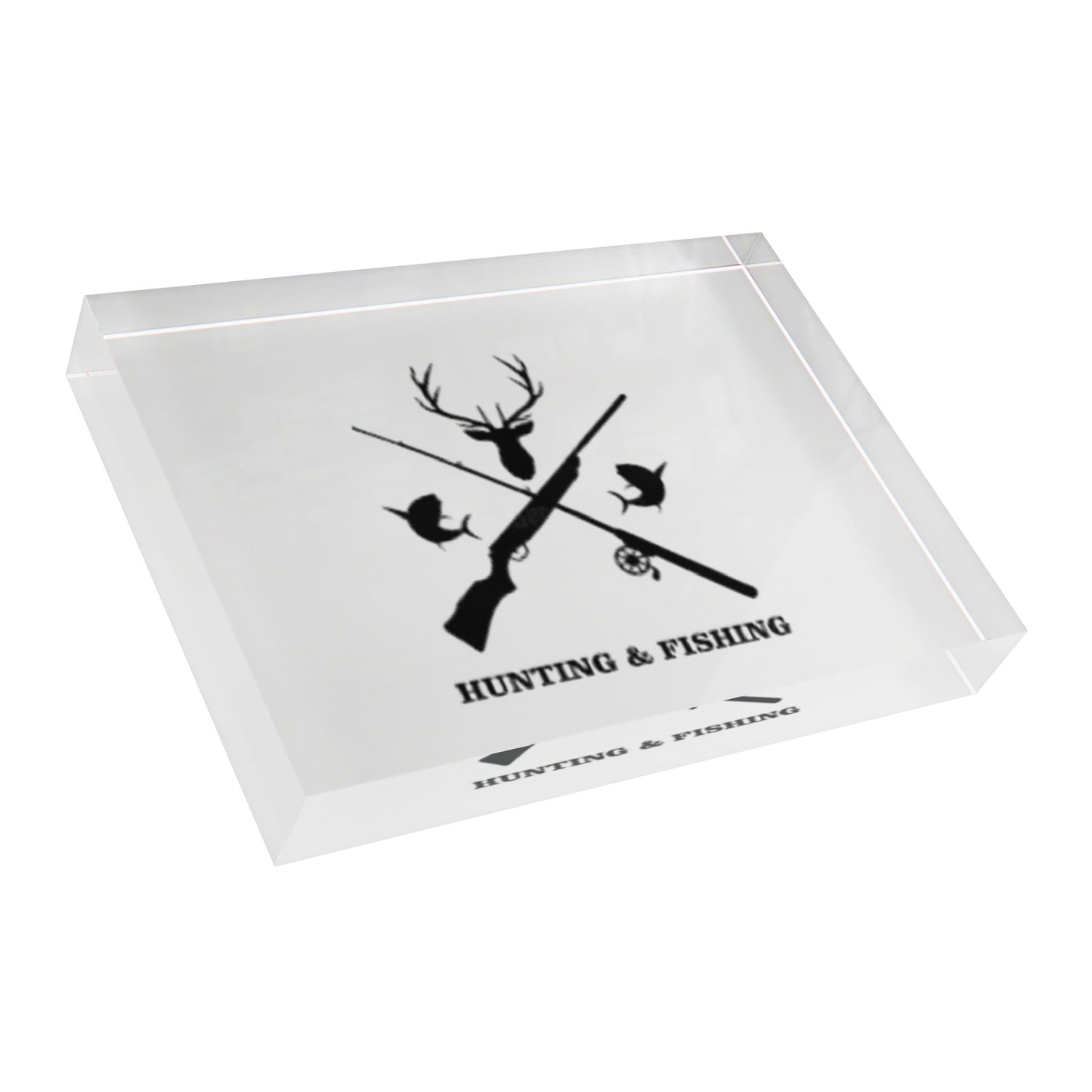 Hunting/Fishing Acrylic Photo Block