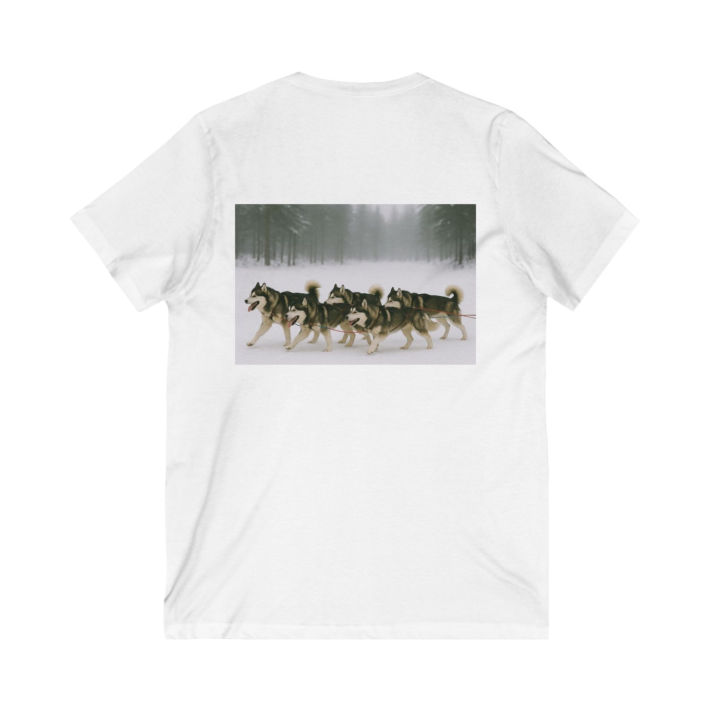 Mush On Unisex Short Sleeve V-Neck Tee