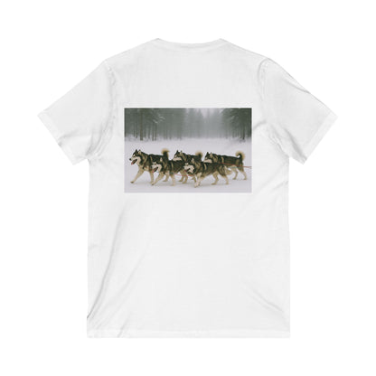 Mush On Unisex Short Sleeve V-Neck Tee