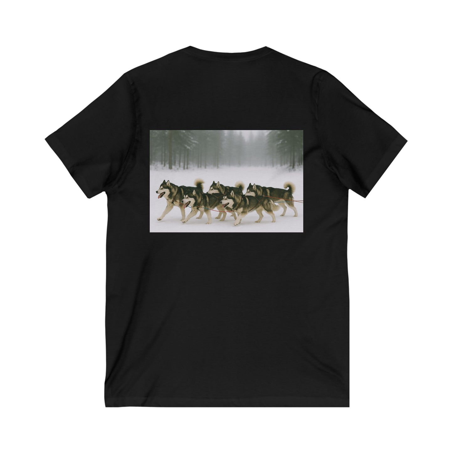Mush On Unisex Short Sleeve V-Neck Tee