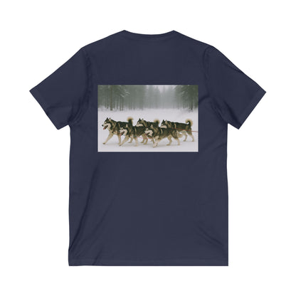 Mush On Unisex Short Sleeve V-Neck Tee
