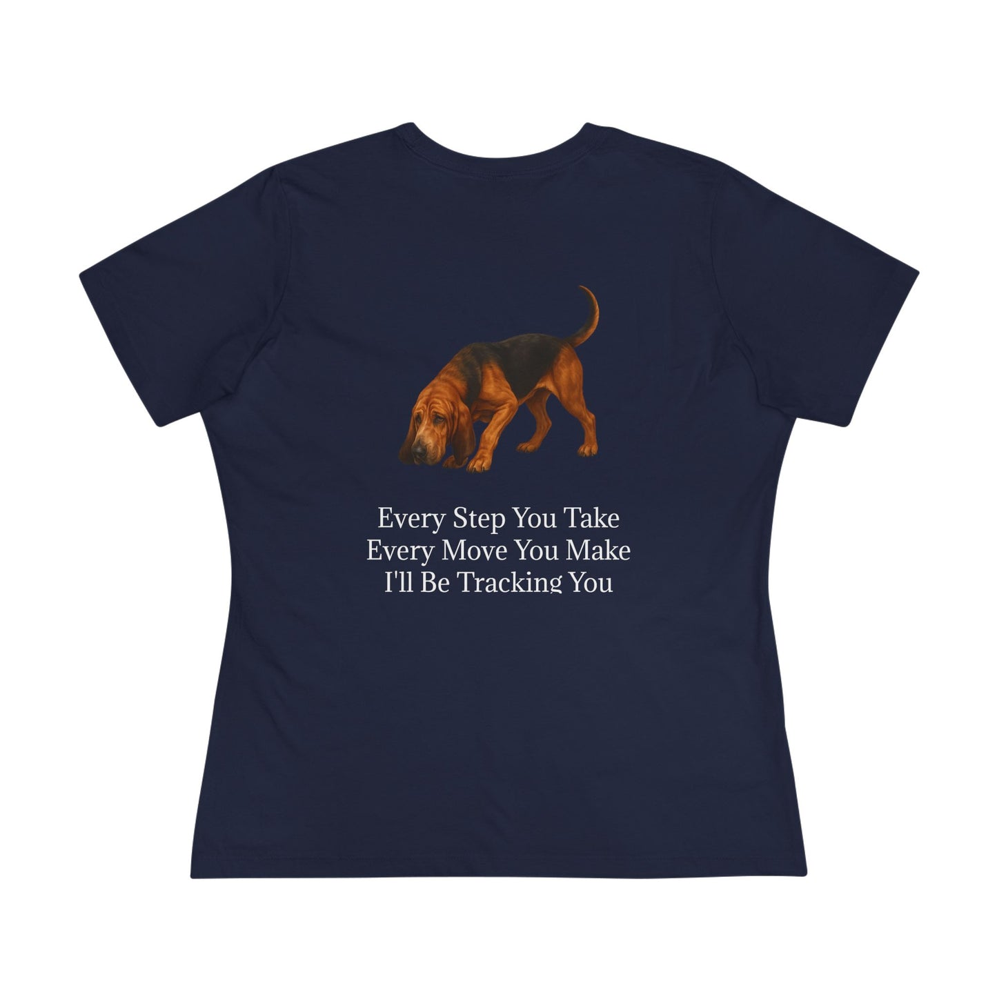 Tracking You Women's Short Sleeve Crewneck Tee