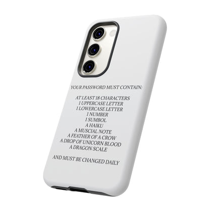 Password Samsung Case