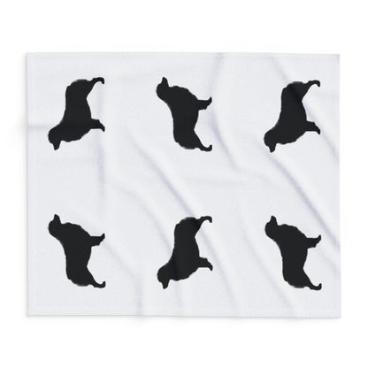 Aussie  Silhouette Arctic Fleece Blanket