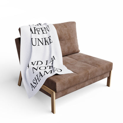 Caffeine Junkie Arctic Fleece Blanket