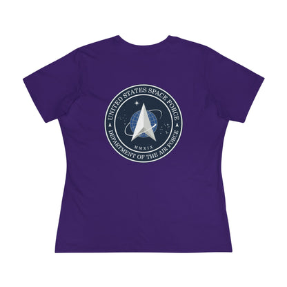 US Space Force Women's Short Sleeve Crewneck Tee