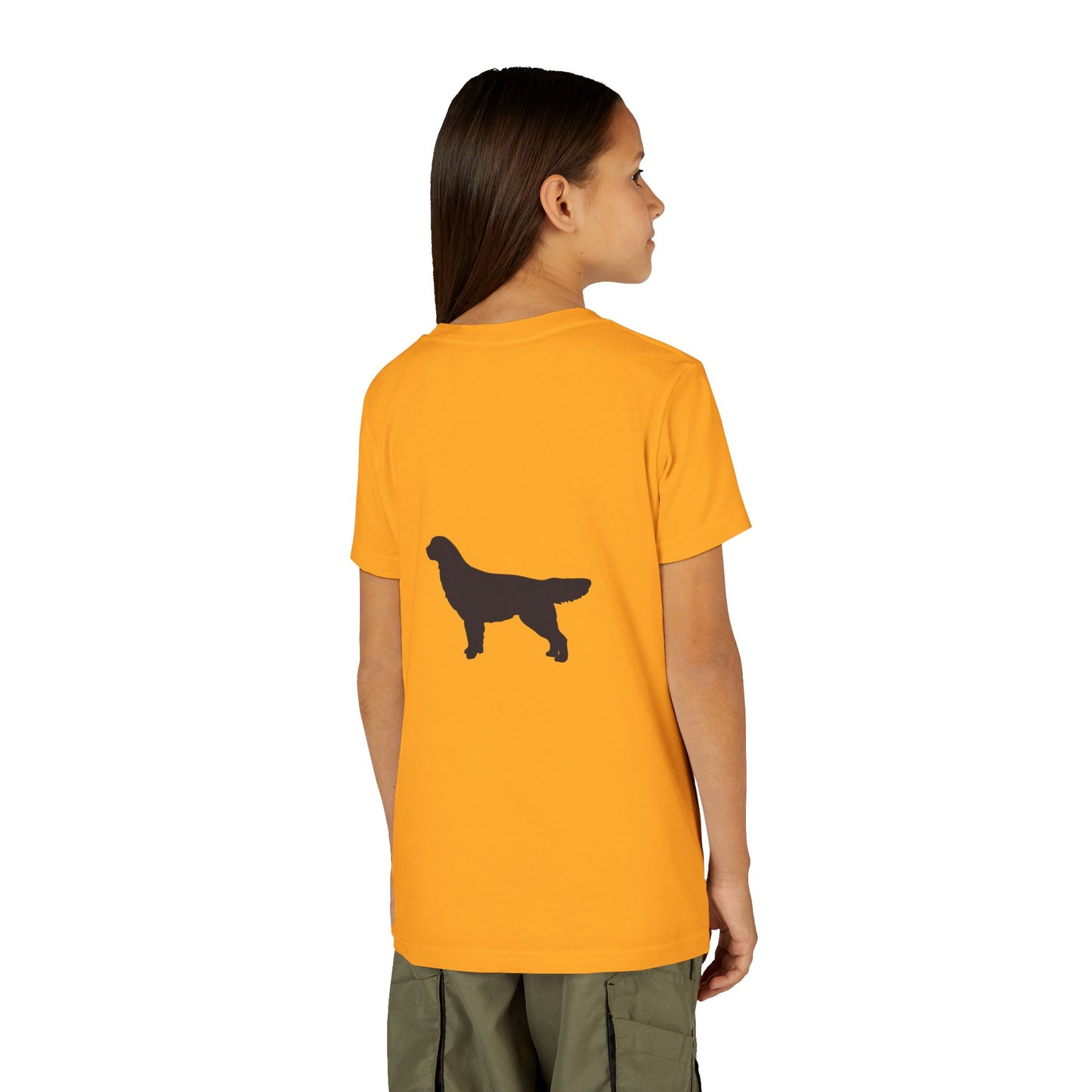 Golden Silhouette Youth Unisex Short Sleeve Crewneck Tee