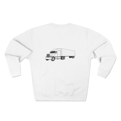 Semi Truck Unisex Crewneck Sweatshirt