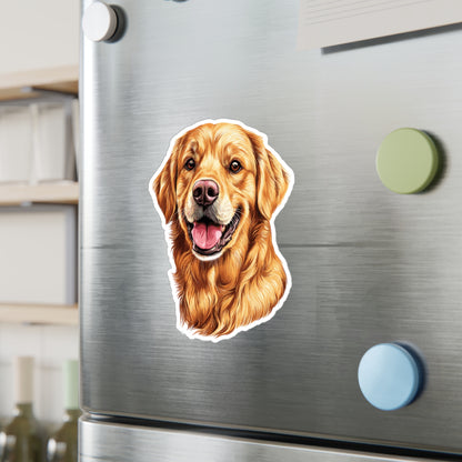 Golden Head Vinyl Decal