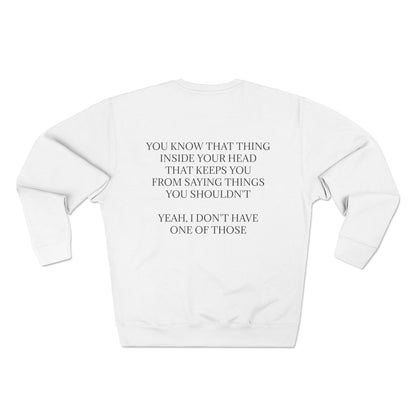No Filter Unisex Crewneck Sweatshirt