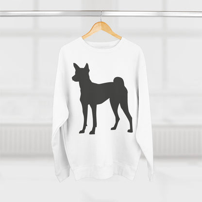 Basenji Silhouette Unisex Crewneck Sweatshirt