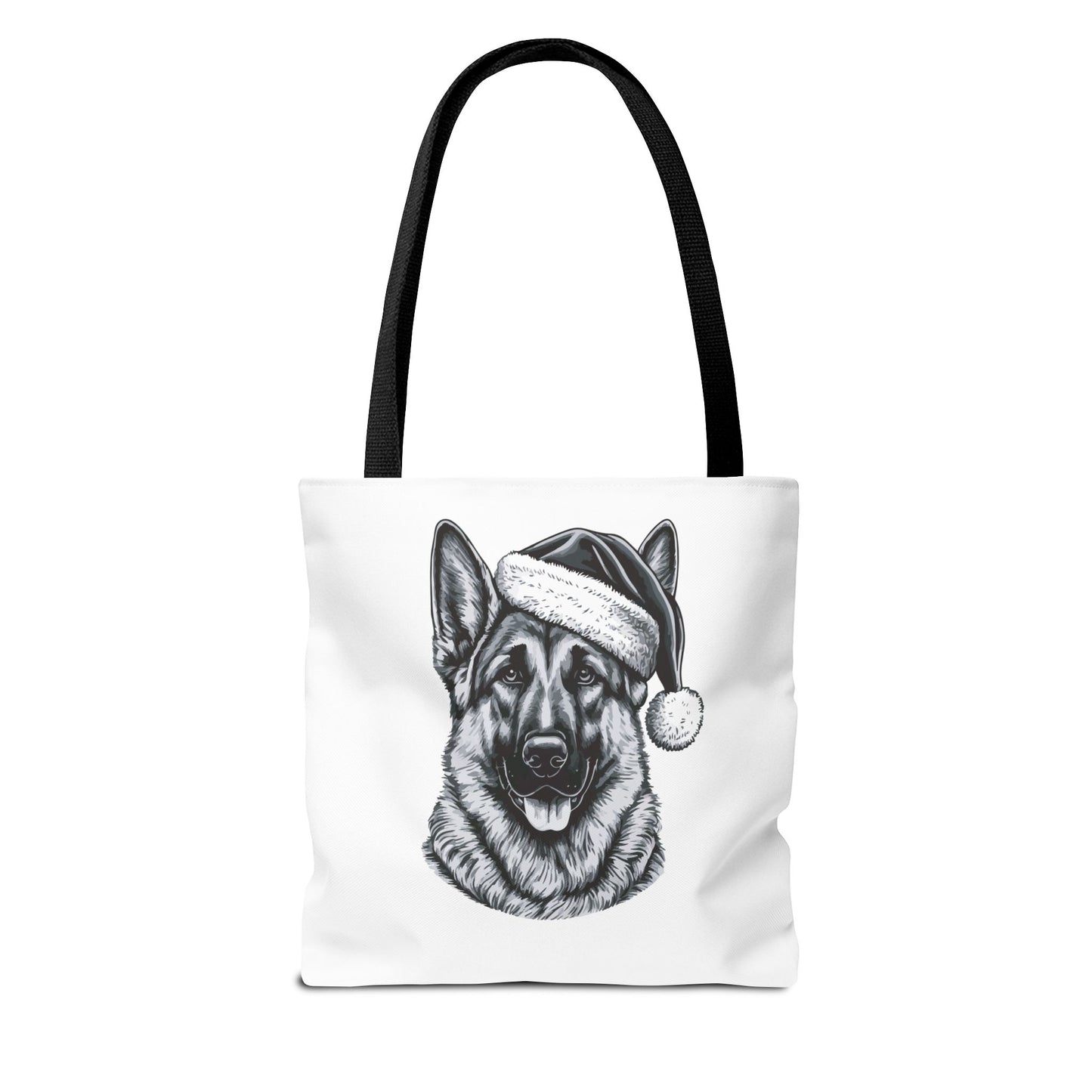Santa Paws German Shepherd Tote Bag
