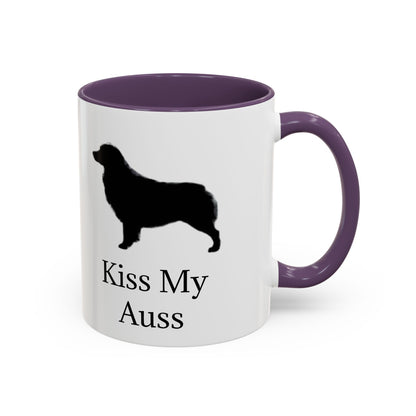 Kiss My Auss 2-Tone Coffee Mug